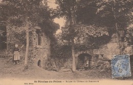 22 - SAINT NICOLAS DU PELEM -  Ruines Du Château De Beaucours - Saint-Nicolas-du-Pélem