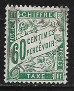 N° 38  FRANCE - TAXE OBLITERE - - 1859-1955 Afgestempeld