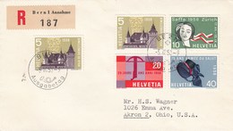 Suisse - Lettre/ Propagande - 05/03/1958 - YT 602/05 - FDC - Covers & Documents