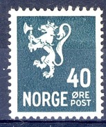 #Norway 1941. Lion-type. Michel 228. MH(*). - Unused Stamps