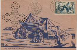 CTN48/2 - MAURITANIE ROSSO 31/3/1946 - Lettres & Documents