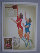 WOMEN BASKETBALL WORLD CHAMPIONSHIP-    1986 OLD USSR Maxicard - Premier Jour - Basketball