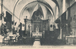 83 // BESSE SUR ISSOLE    Intérieur De L'église (restaurée En 1643) - Besse-sur-Issole