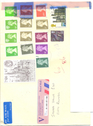 2000. Great Britain, The Letter Sent By V-valuable Post To Moldova - Brieven En Documenten