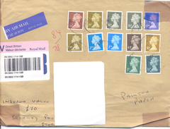 2001. Great Britain, The Letter Sent By V-valuable Post To Moldova - Covers & Documents