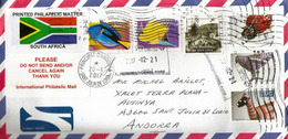 Lettre Philatélique D'Afrique Du Sud, Adressée ANDORRA, Avec Timbre à Date Arrivée - Covers & Documents