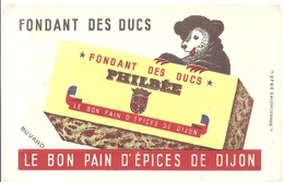 Buvard PHILBEE Le Bon Pain D´Epices De Dijon Fondant Des Ducs - Gingerbread