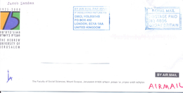 2000. Great Britain, The Letter Sent By Air-mail Post To Moldova - Storia Postale