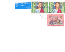 2001. Great Britain, The Letter Sent By Air-mail Post To Moldova - Brieven En Documenten