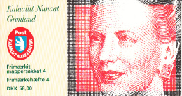 Greenland Booklet 1996 Orchids, Queen Margrethe - Postzegelboekjes