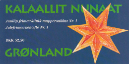 Greenland Booklet 1996 Christmas - Children, Angels, Star - Postzegelboekjes