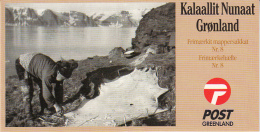 Greenland Booklet 2000 Cultural Heritage - Wooden Map, Sealskin - Markenheftchen