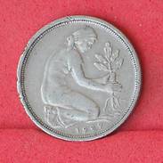 GERMANY FEDERAL REPUBLIC 50 PFENING 1949 D -    KM# 104 - (Nº18035) - 50 Pfennig
