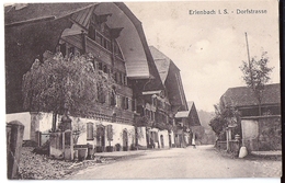 ERLENBACH: Dorfstrasse Mit Alten Häusern ~1910 - Erlenbach Im Simmental