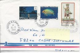 De Papeete Timbres 135, 196, 208 1984 - Lettres & Documents