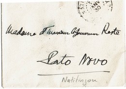 CTN48/2 - DAHOMEY FORMAT CARTE DE VISITE NATITINZOU JANVIER 1930 - Cartas & Documentos