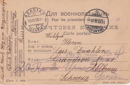 Russia  Postal History . Prisoner Mail Uzha Vladimir Province  To Swiss - Covers & Documents