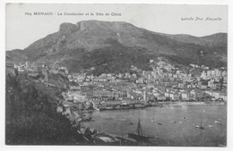 MONACO - N° 1625 - LA CONDAMINE ET LA TETE DE CHIEN - CPA NON VOYAGEE - La Condamine