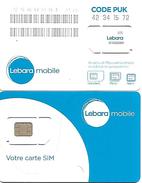 @+ Carte SIM / GSM LEBARA Mobile (2) - France - Voorafbetaalde Kaarten: Gsm