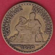 France 2 Francs Chambre De Commerce - 1920 - Autres & Non Classés