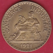 France 2 Francs Chambre De Commerce - 1921 - Autres & Non Classés