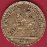 France 2 Francs Chambre De Commerce - 1924 - Andere & Zonder Classificatie