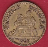 France 2 Francs Chambre De Commerce - 1926 - Autres & Non Classés