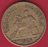 France 2 Francs Chambre De Commerce - 1926 - Altri & Non Classificati