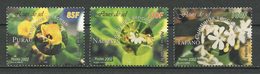 POLYNESIE 2002  N° 677/679 ** Neufs MNH Superbes Fleurs Flore Flowers Flora Nature - Unused Stamps