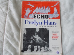 ECHO LTD Professional Circus And Variety Journal Independent International N° 388 June 1974 - Unterhaltung