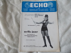 ECHO LTD Professional Circus And Variety Journal Independent International N° 384 February 1974 - Unterhaltung