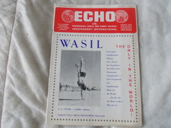 ECHO LTD Professional Circus And Variety Journal Independent International N° 361 March 1972 - Unterhaltung