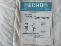 ECHO LTD Professional Circus And Variety Journal Independent International N° 354 August 1971 - Entretenimiento