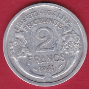 France 2 Francs Morlon Aluminium - 1941 - Altri & Non Classificati