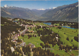 SUISSE,valais,CRANS SUR SIERRE,prés D´icogne,lens Montana,été,carte Photo Aerienne P ZAUGG,SOLEURE - Sierre