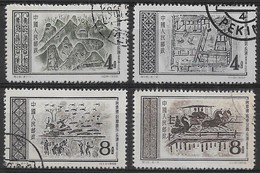 CHINE 1956 - Timbres N°1081 à N°1084 (4 Valeurs) - Oblitérés - Gebraucht