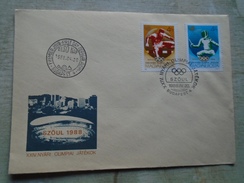 Delcampe - D147462 Hungary  Olympic Games  SEOUL 1988  FDC - FDC