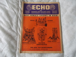 ECHO LTD Professional Circus And Variety Journal Independent International N° 324 February 1969 - Divertissement