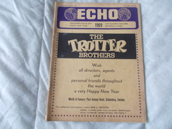 ECHO LTD Professional Circus And Variety Journal Independent International N° 323 January 1969 - Unterhaltung
