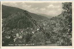 Hornberg - Gesamtansicht - Fotoansichtskarte - Hornberg