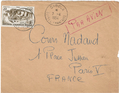 CTN48/2 - GUINEE LETTRE DABOLA  AVRIL 1954 - Covers & Documents