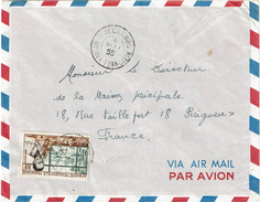 CTN48/2 - GUINEE LETTRE GUECKEDUU MAI 1955 - Cartas & Documentos