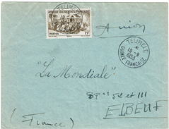 CTN48/2 - GUINEE LETTRE TELIMELE SEPTEMBRE 1953 - Cartas & Documentos