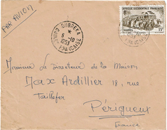 CTN48/2 - GUINEE LETTRE DUBREKA OCTOBRE 1953 - Briefe U. Dokumente