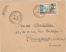 CTN48/2 - GUINEE LETTRE GAOUAL  AVRIL 1956 - Covers & Documents