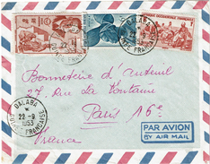 CTN48/2 - GUINEE LETTRE DALABA SEPTEMBRE 1953 - Covers & Documents