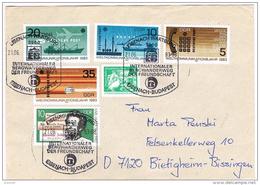 Brief Mit Mi# 2770 - 2773 U. Zfr. Mit 3 So.-st. Eisenach-Wartburg Internationaler Bergwanderweg Eisenach-Budapest - Cartas