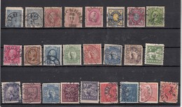 Suède Lot De 25 Timbres Anciens - Collezioni