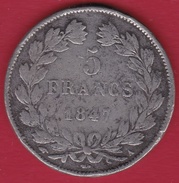 France 5 Francs Louis Philippe  Fausse Pour Servir - 5 Francs