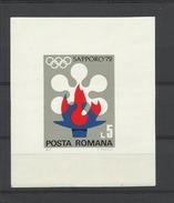 Roumanie Romania  BF** YT 92 JO Sapporo 1972 - Winter 1972: Sapporo